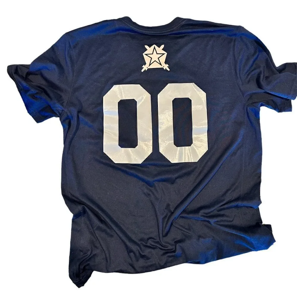 EUC - Nike Women’s Ladies Pi Kappa Phi Blue Short Sleeve Shirt Top - Size Large